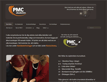 Tablet Screenshot of pmcakademin.se